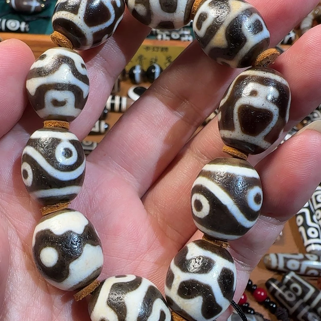 玛瑙/玉髓未镶嵌颈饰一串十棵珠子