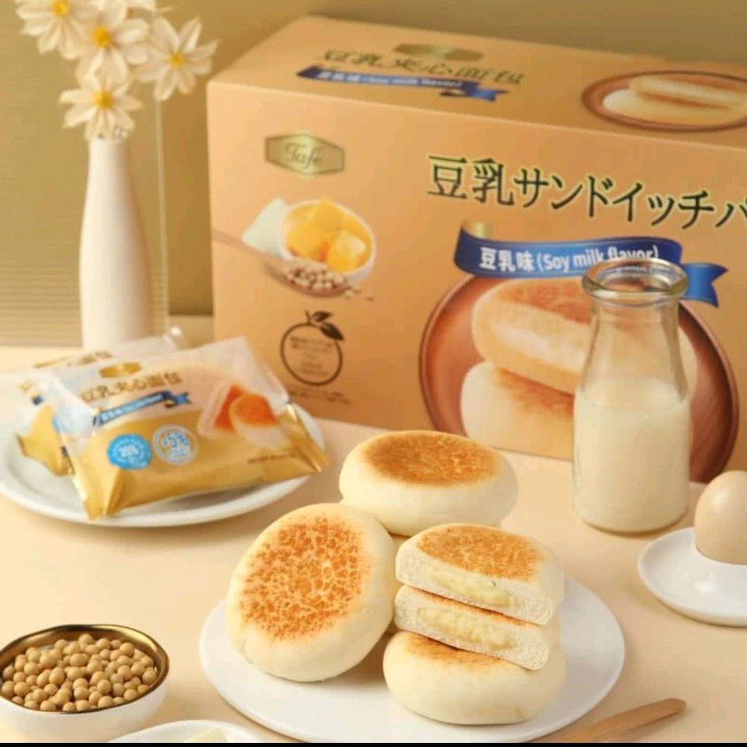 [会员商店]tafe豆乳夹心面包（豆乳味）独立包装
