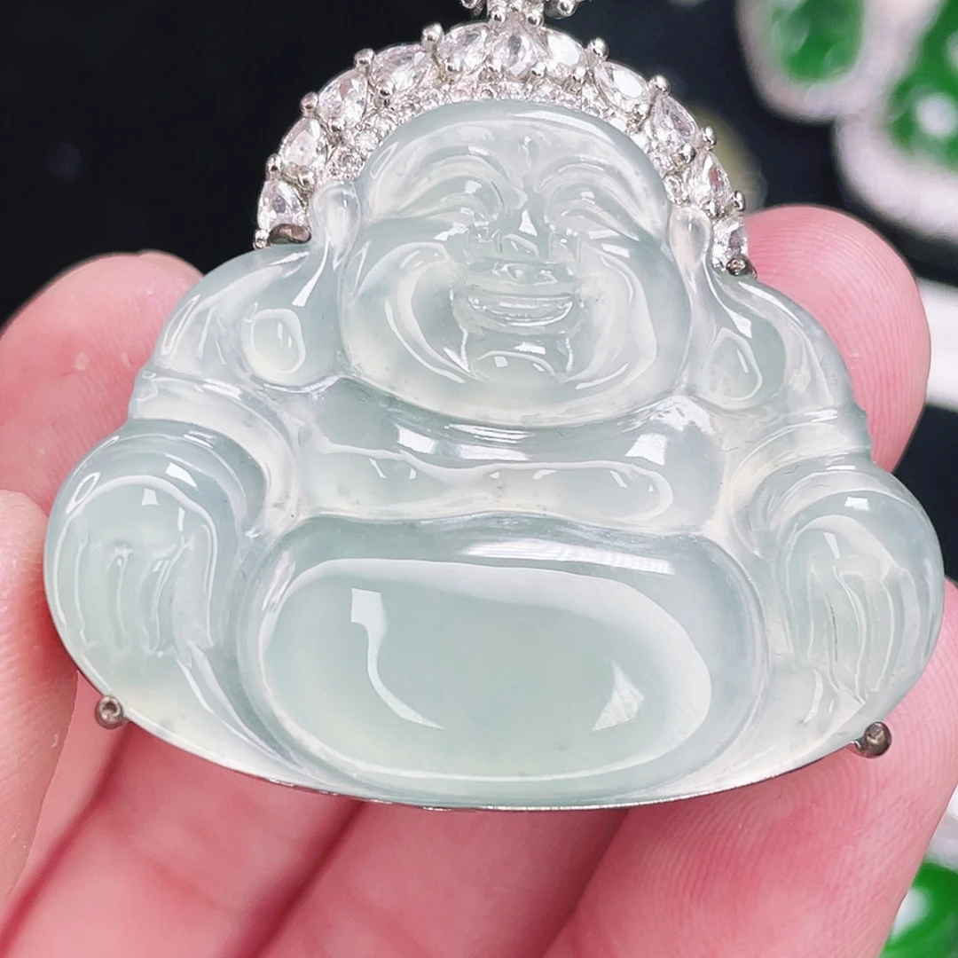 翡翠未镶嵌颈饰881