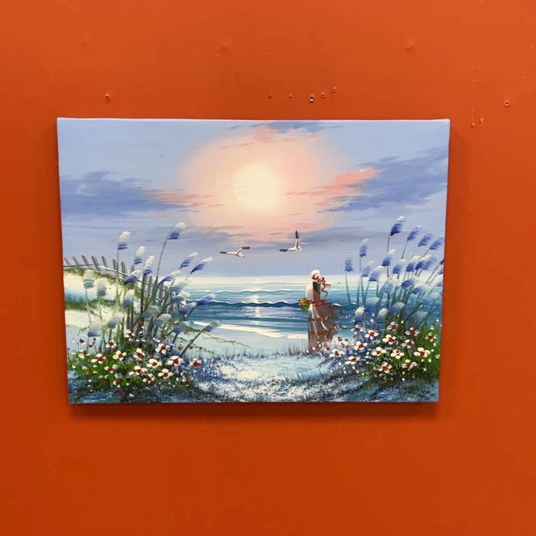 手工手绘精品油画30+40厘米