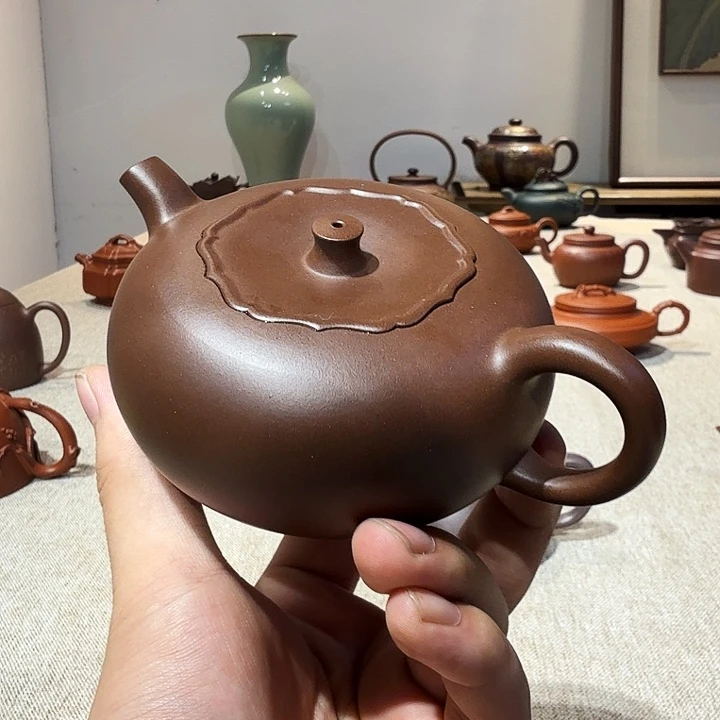 鱼***紫砂茶壶原矿紫砂壶