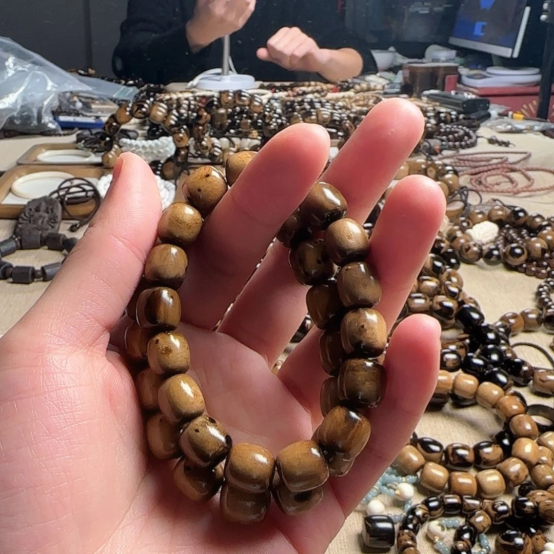 泥塑海柳血柳1.2尺寸毕业全品手串