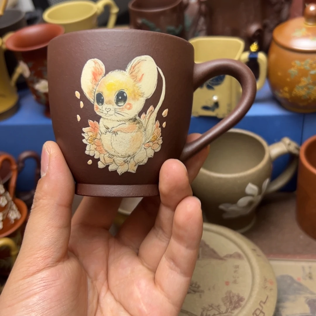 紫砂茶杯紫砂主人杯160cc