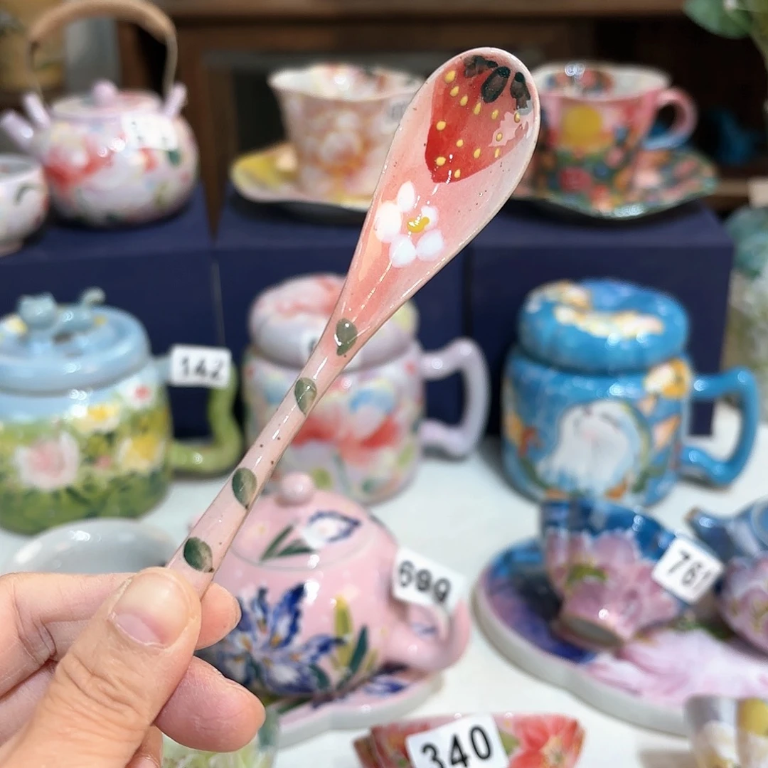 景德镇手绘高温釉下彩陶瓷茶具