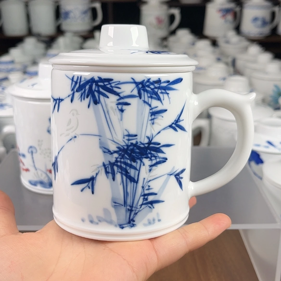 景德镇高温手绘陶瓷家用