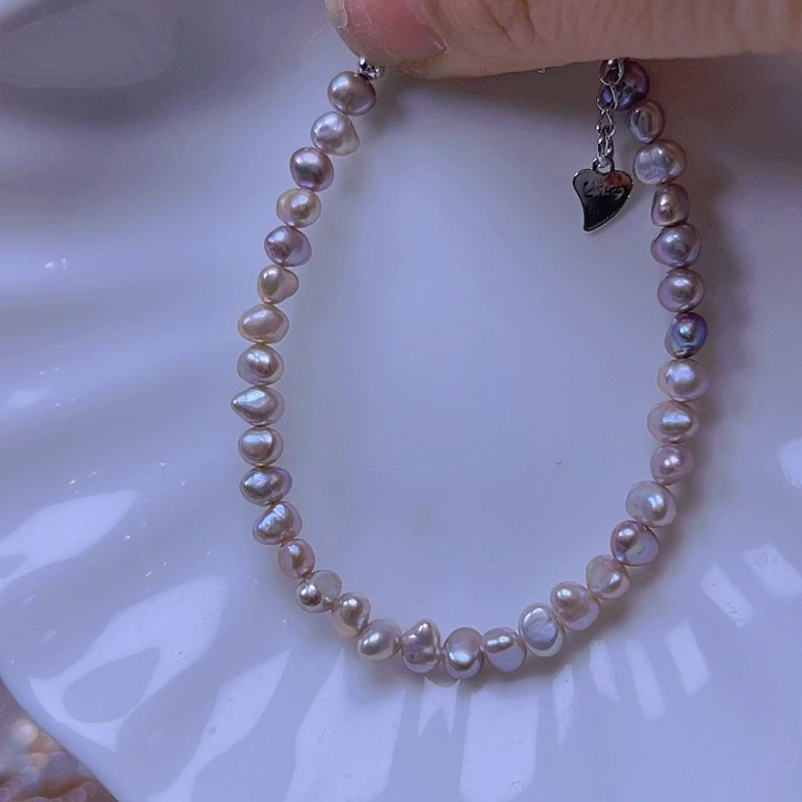 淡水珍珠手绳合金