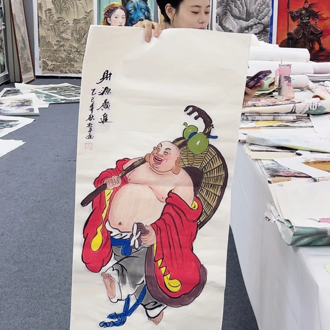 国画事事顺心如意万事如意