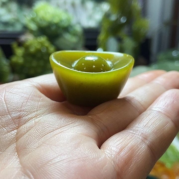 透闪石-蛇纹石玉合金珠宝奇石