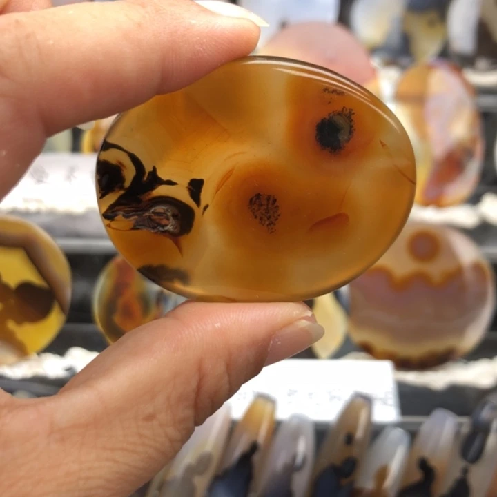 合金玛瑙/玉髓珠宝奇石052有瑕