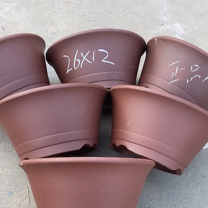 紫砂花盆100-6。   26-12。
