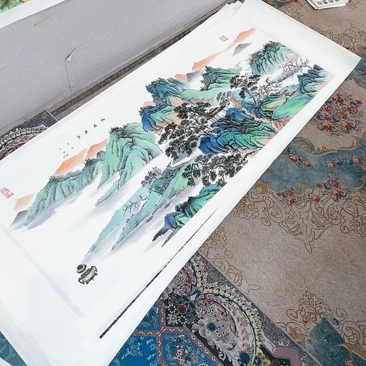 国画书画描金拓染金石传拓手写