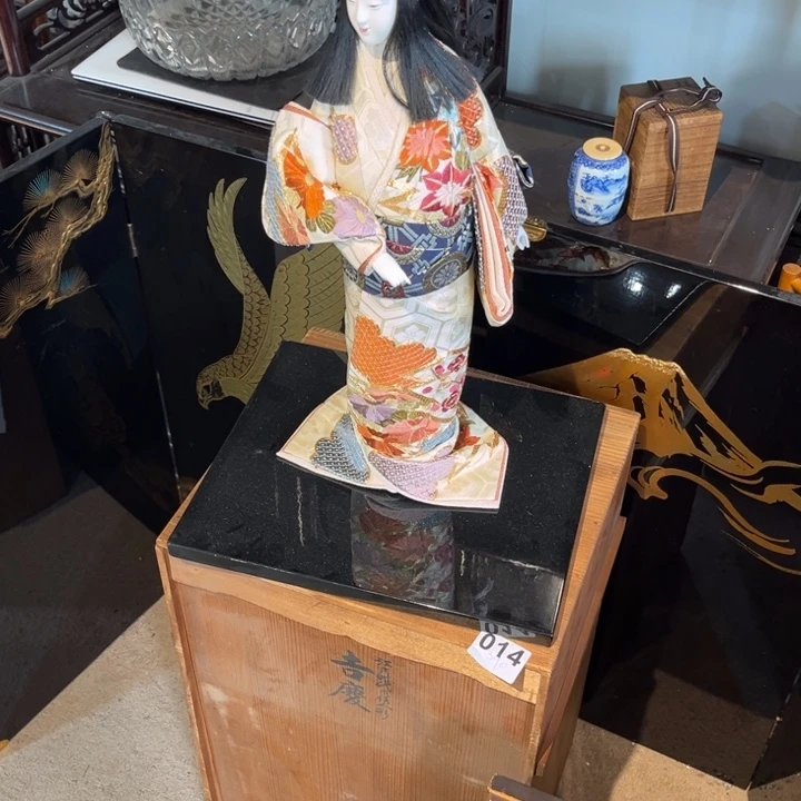 布中古工艺品摆件