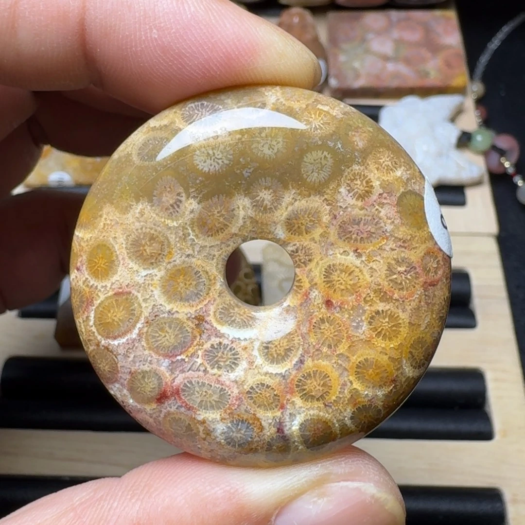 未镶嵌纯天然色有机玉石保真色硅化玉