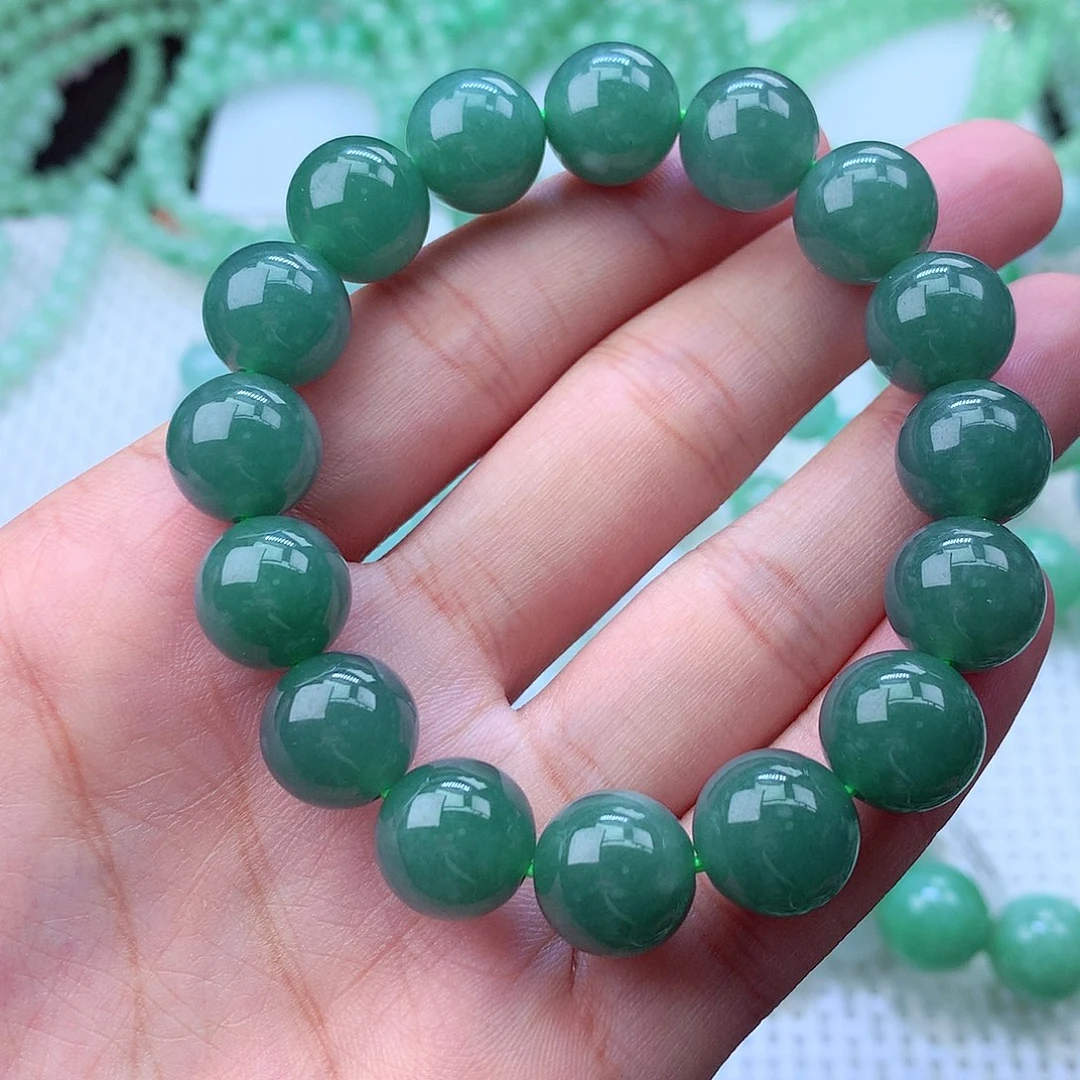 翡翠未镶嵌毛衣链