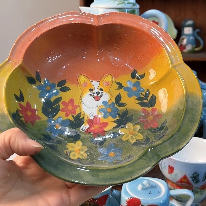 陶景德镇釉下手绘陶瓷