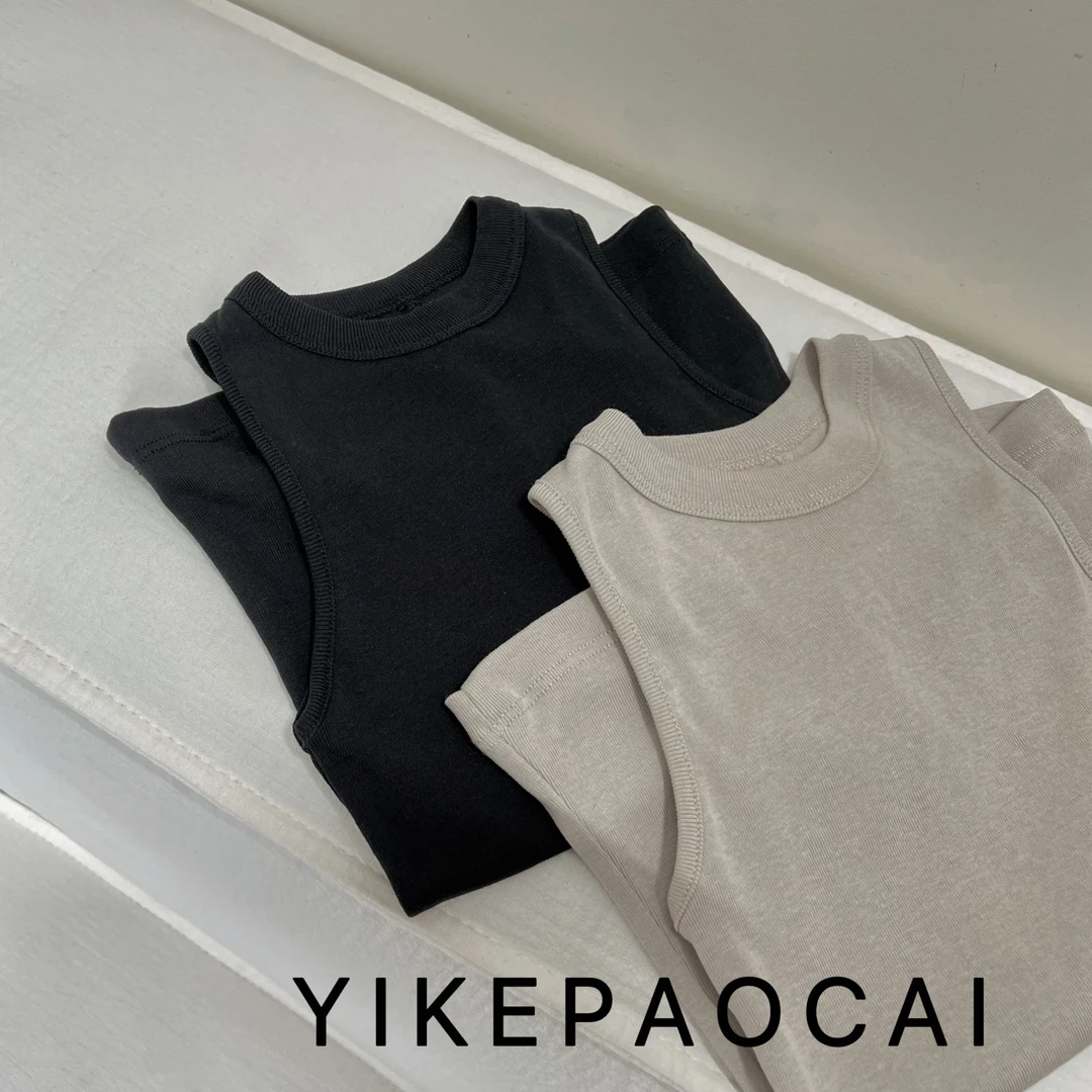 一颗泡菜「童装」9881《夏》万搭利器！净版背心