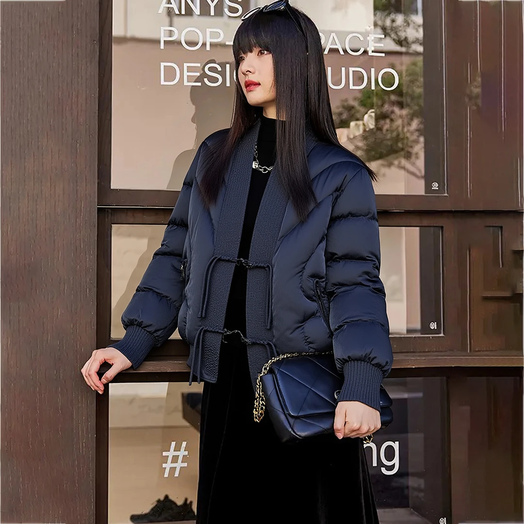 49390【欧海系列】新中式盘扣羽绒服T5191RA3060