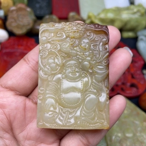 蛇纹石玉颈饰未镶嵌37