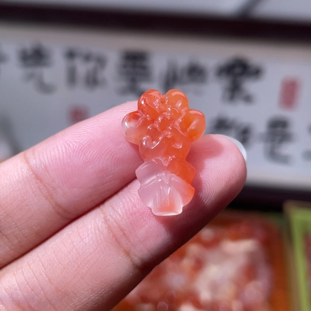 未镶嵌南红玛瑙挂件3493