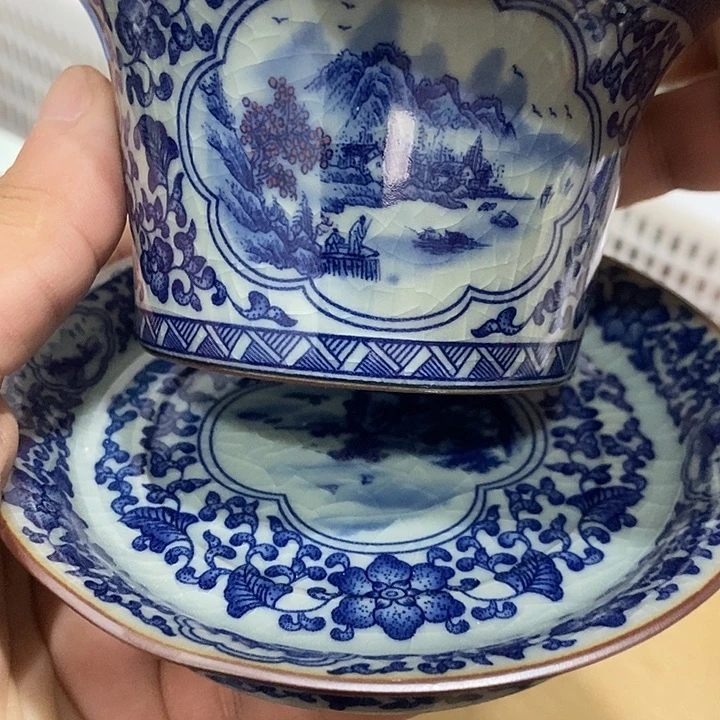摆件景德镇陶瓷主人杯2455
