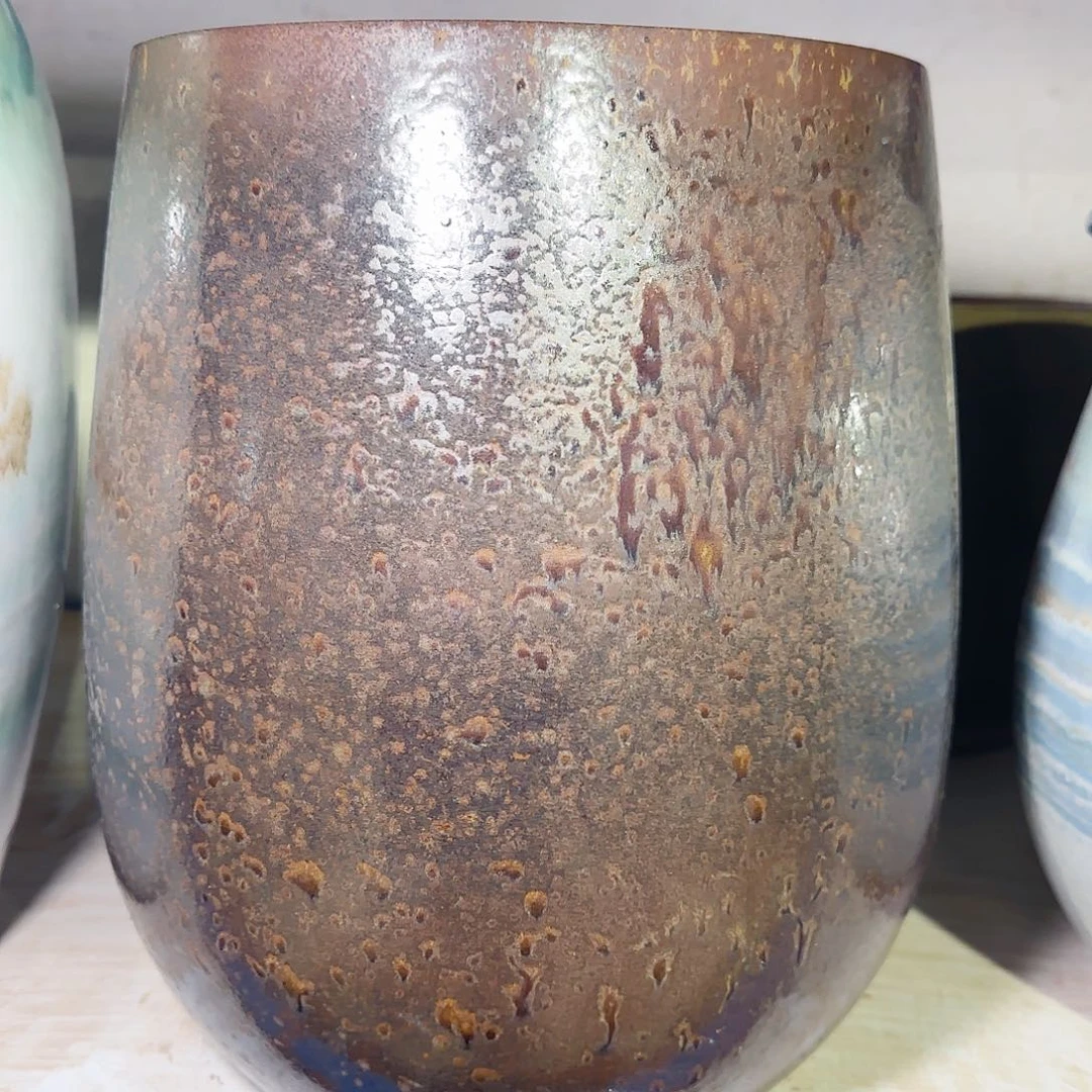 紫砂花盆高28口20