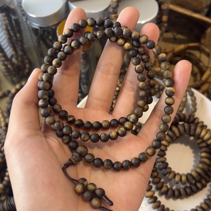 沉香碎屑沉香0.6圆珠14克