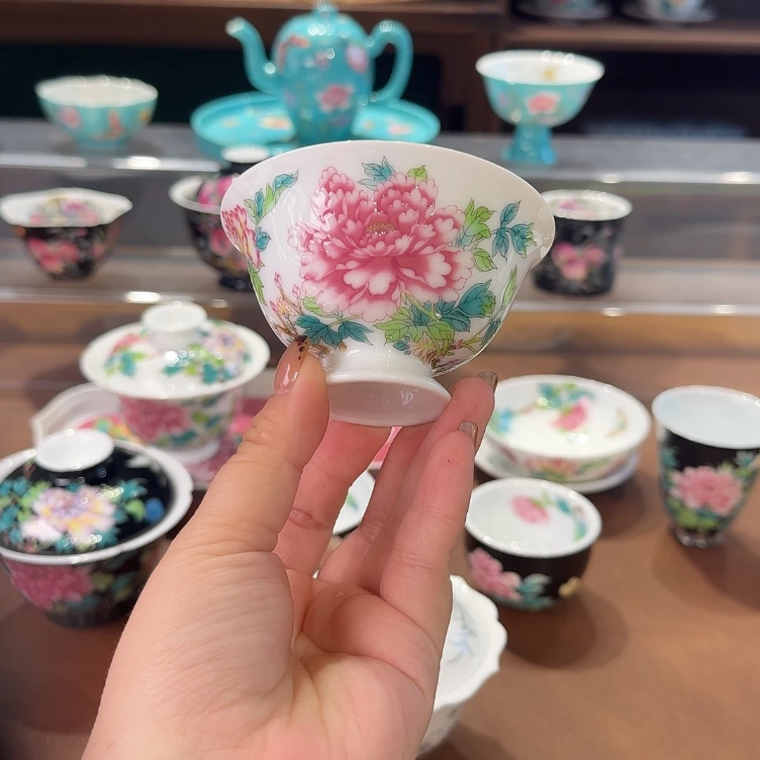 珐琅彩主人杯茶具系列