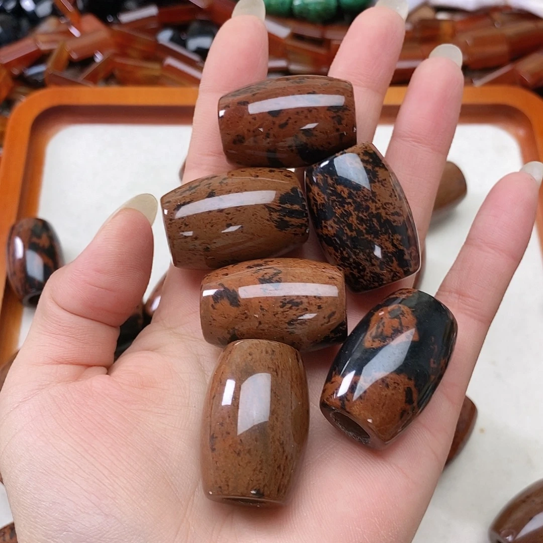 玛瑙/玉髓未镶嵌珠宝半成品金天鹅随机一个装