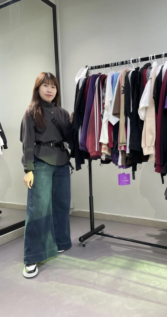 101-200仓库断码尾货裤子单件过款拍编号宽松女士百搭