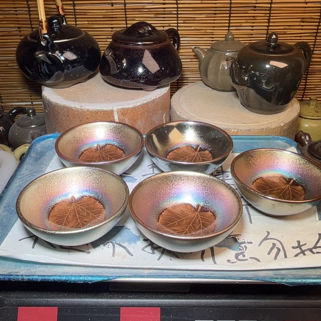 凯***许茶盏建窑建盏 微瑕作品