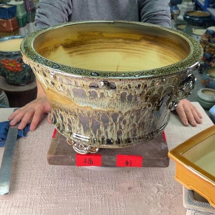 泳坤堂石湾盆微瑕