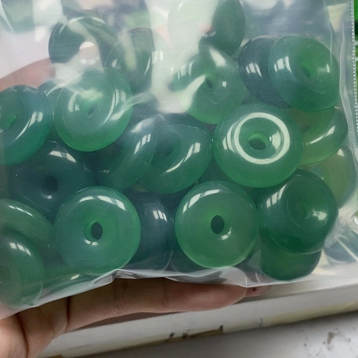 玛瑙/玉髓颈饰合金不****～