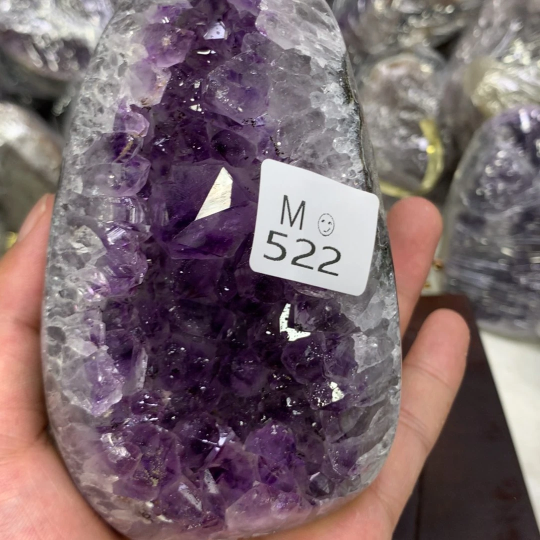 紫晶摆件未镶嵌水晶