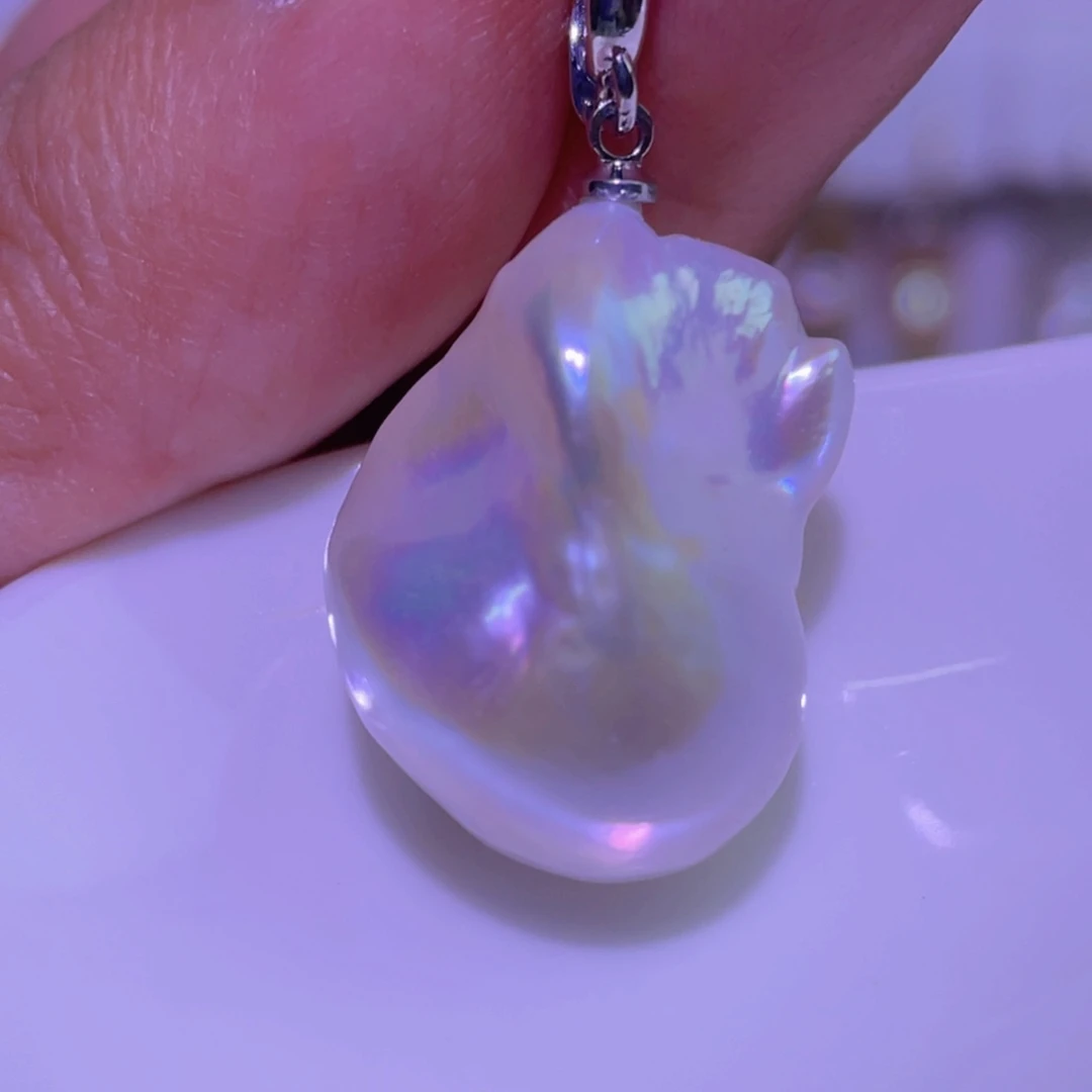天然淡水珍珠吊坠淡水珍珠未镶嵌