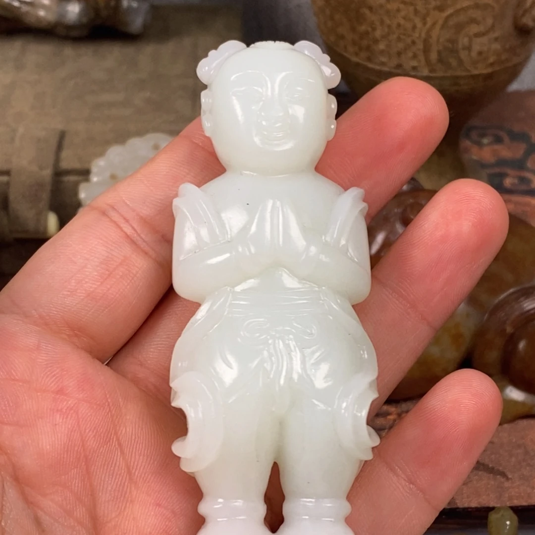 赵***非常精美的手把件