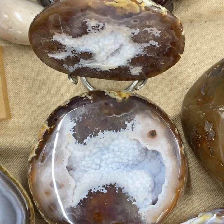 紫晶珠宝半成品未镶嵌