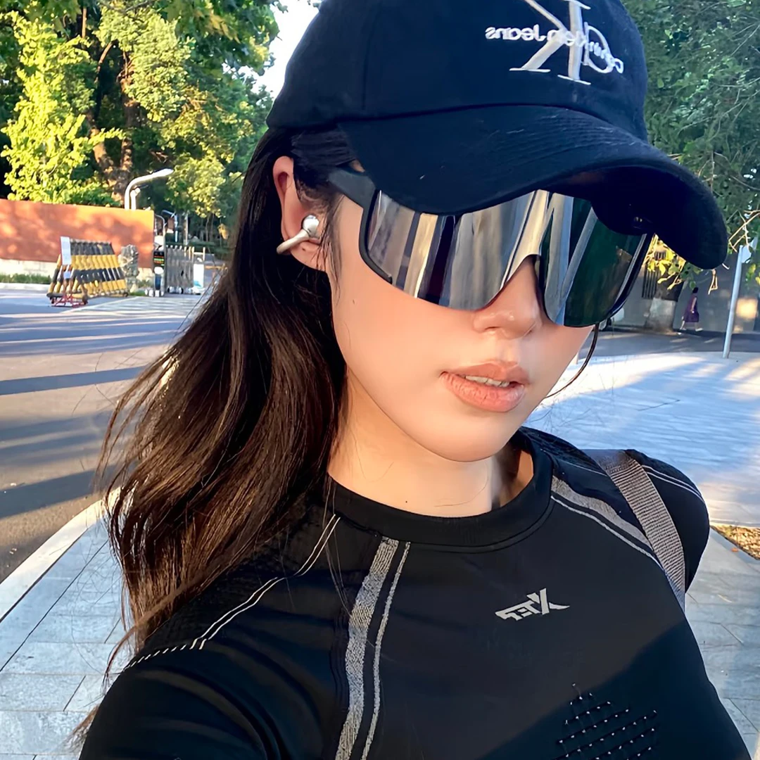 2025新款户外骑行眼镜登山自行车防风护目镜滑雪防晒防紫外线墨镜