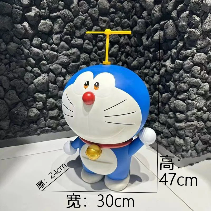 47cm大号哆啦A梦手办公仔可爱家居客厅桌面摆件潮玩生日礼物