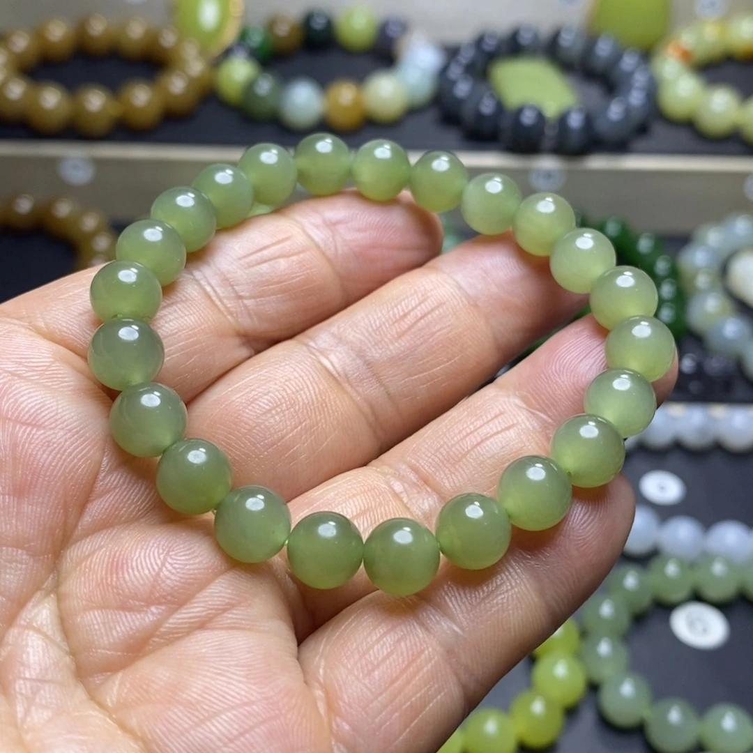 和田玉手串未镶嵌