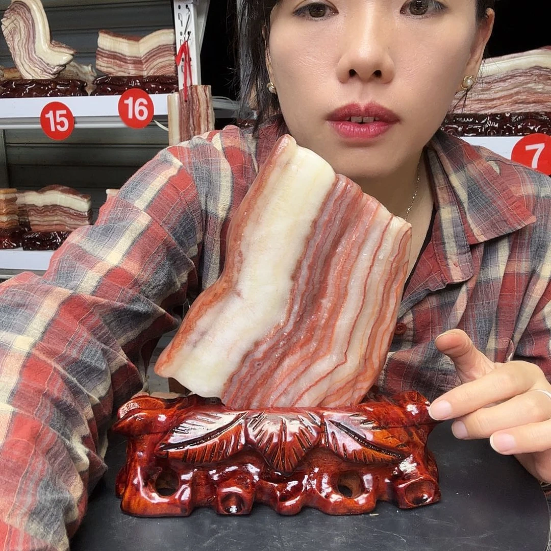 石材广西天然猪肉石头