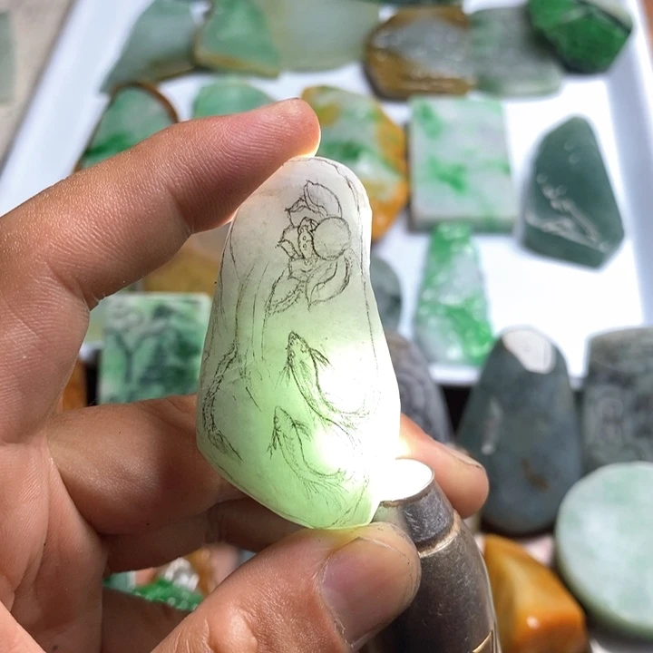 未镶嵌定制翡翠天然翡翠包工