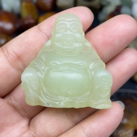 蛇纹石玉未镶嵌颈饰14