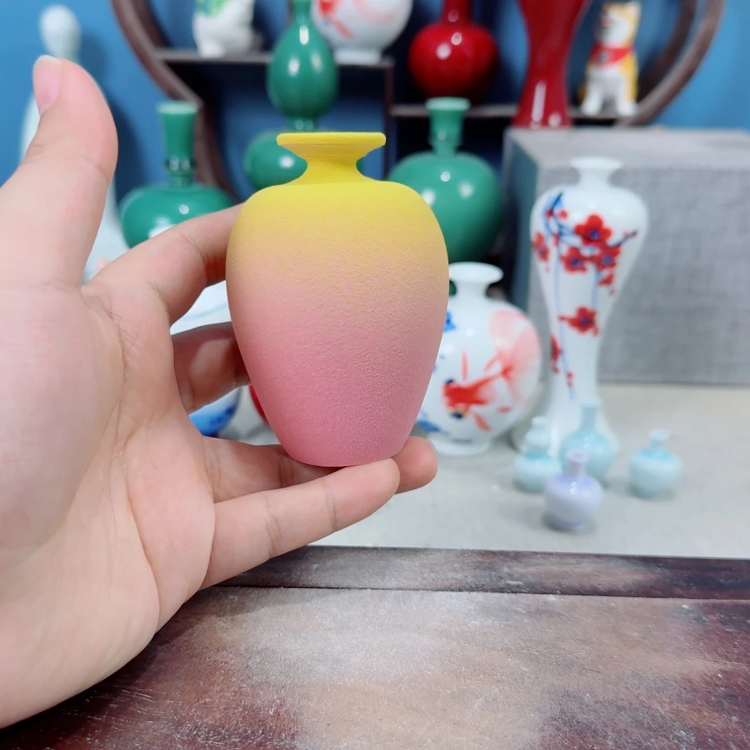 陶瓷手工小花器摆件
