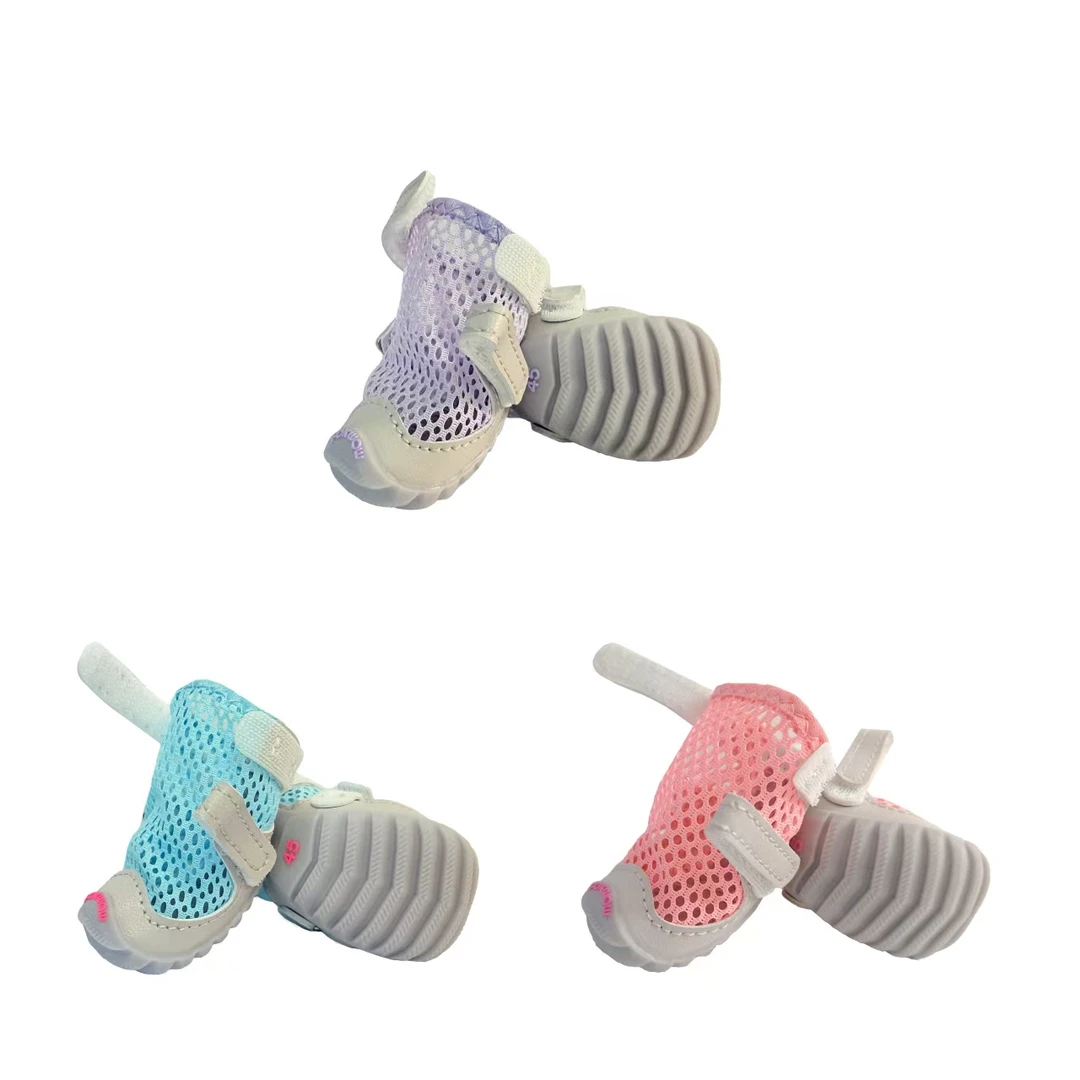 Fb409新款单层夏季宠物网凉鞋   透气舒服柔软不易掉