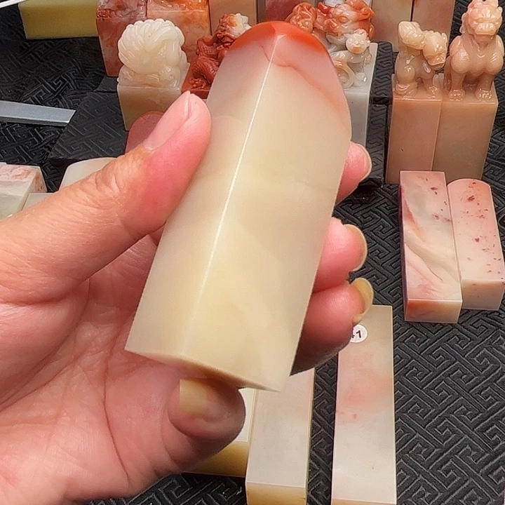 老挝石清**y老挝保利石印章