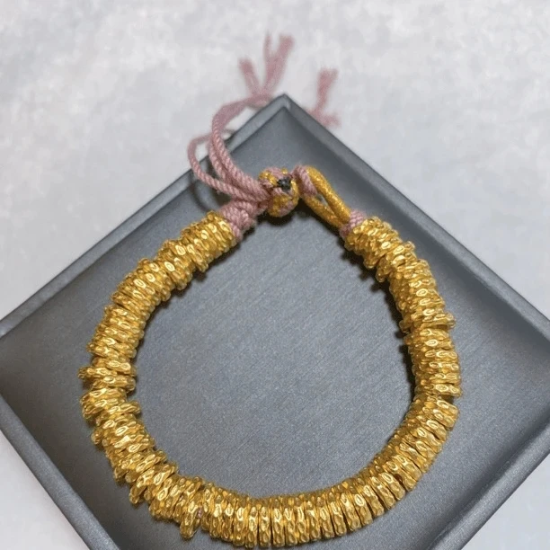 铜合金手链 纯手工盘缠手链