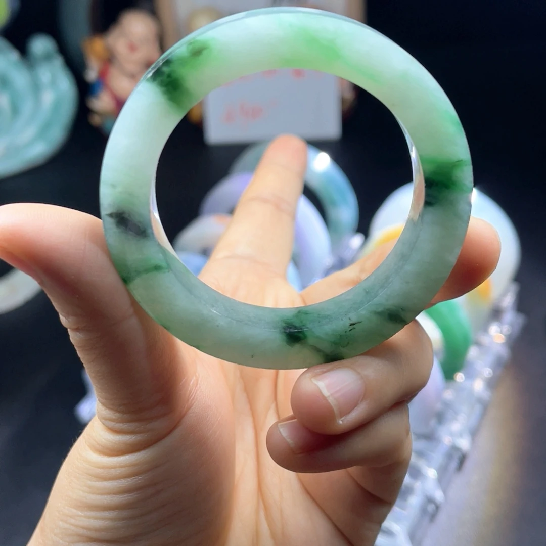 定制翡翠未镶嵌天然翡翠手镯定制