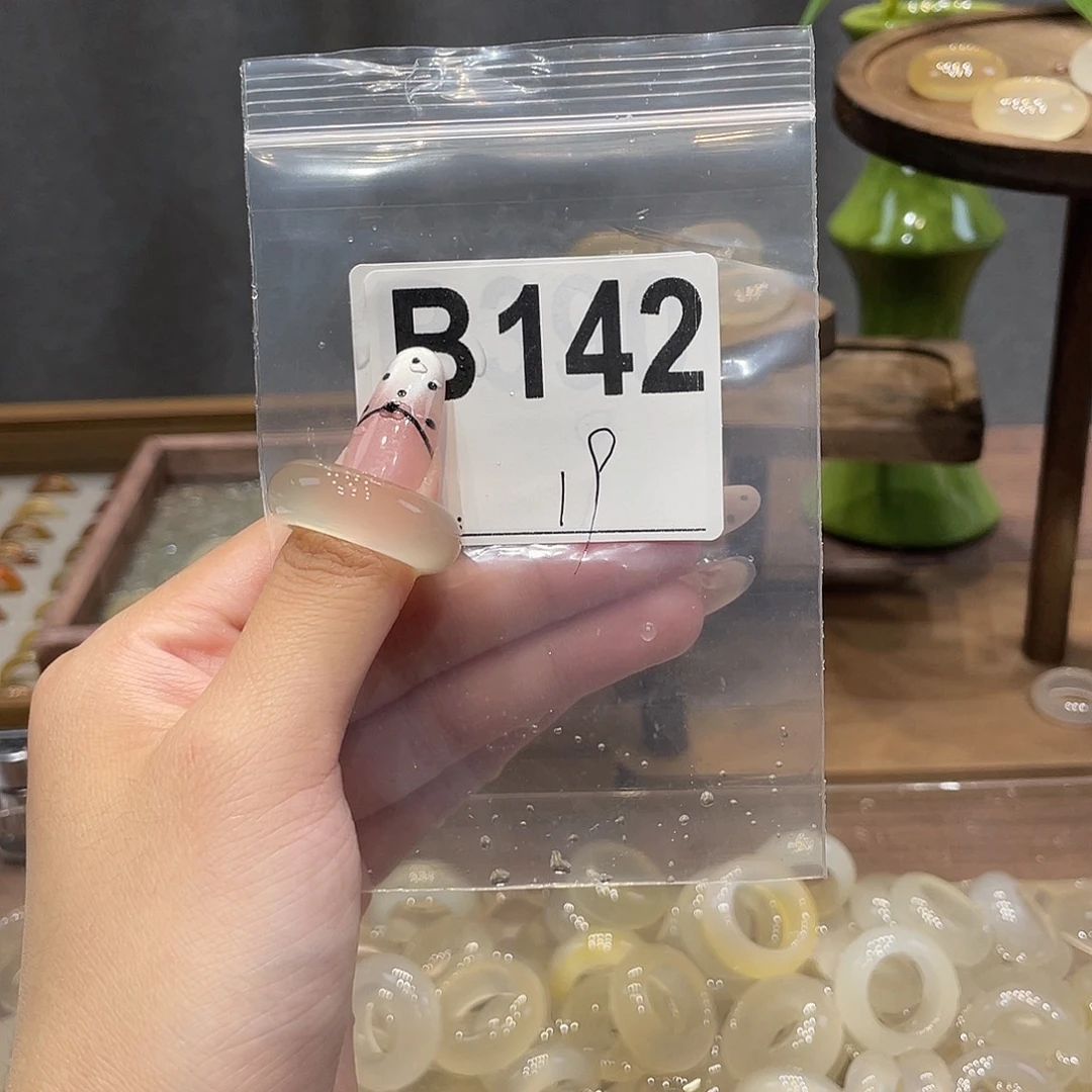 玛瑙/玉髓未镶嵌戒指142