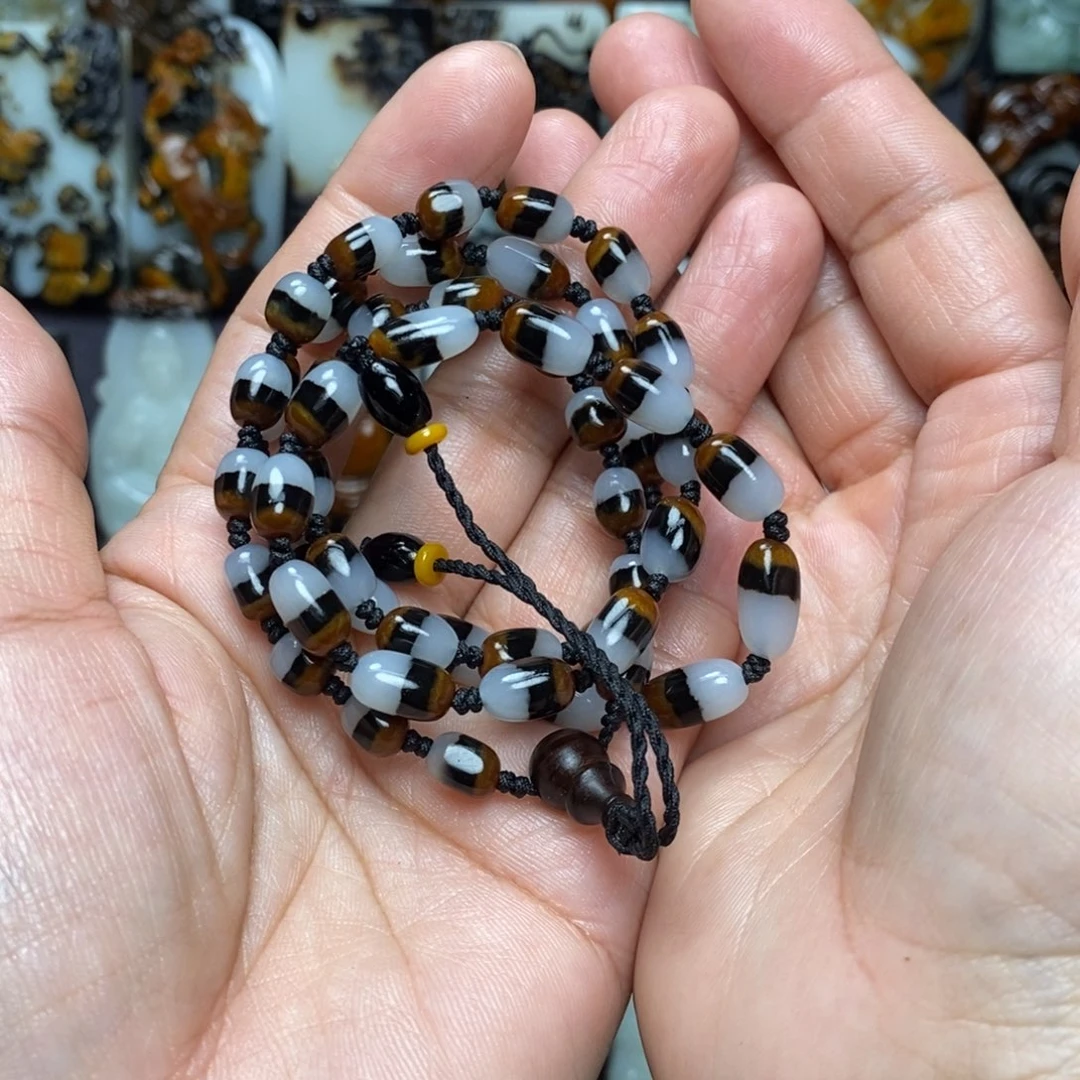 和田玉颈饰未镶嵌蒙*