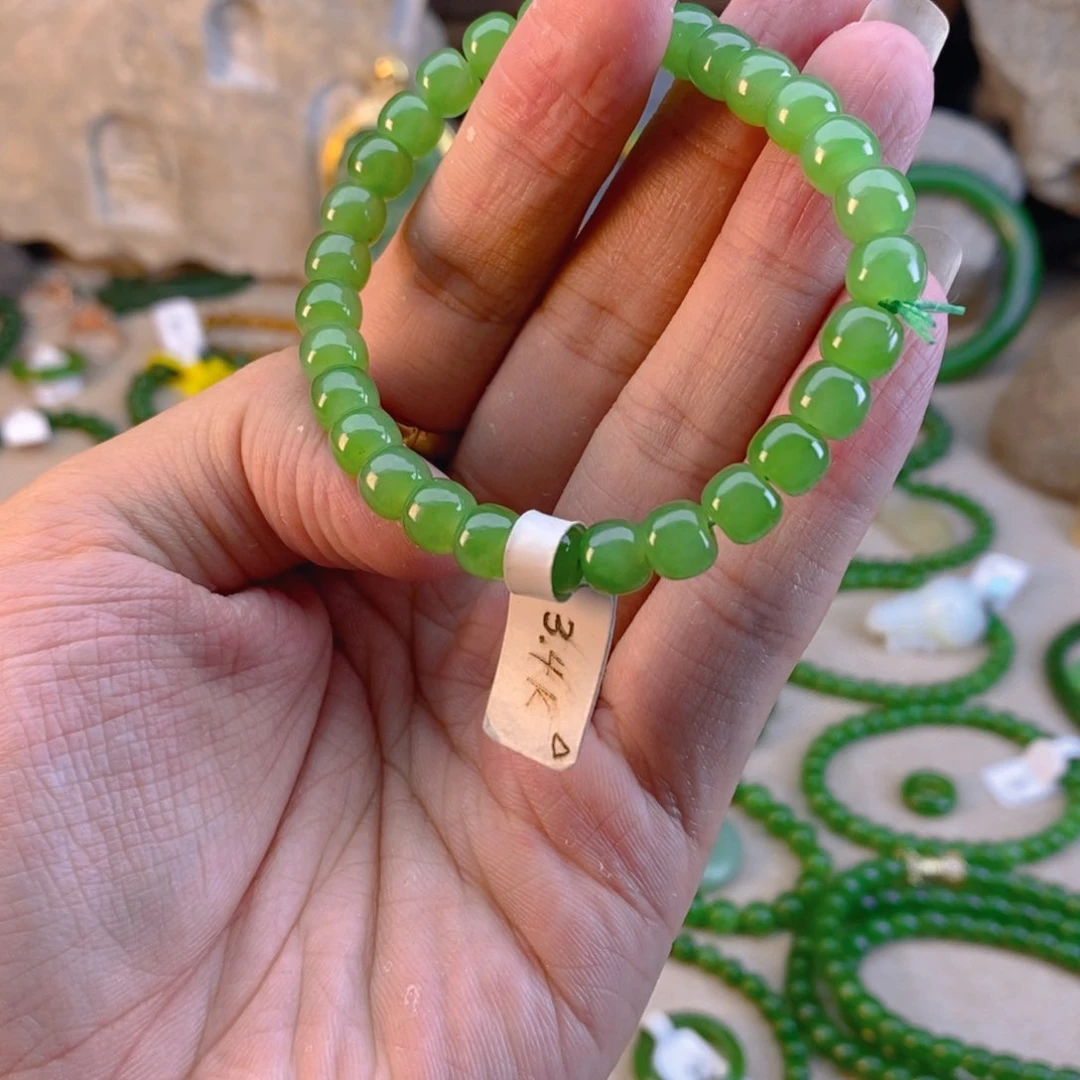 未镶嵌手链和田玉昆****)